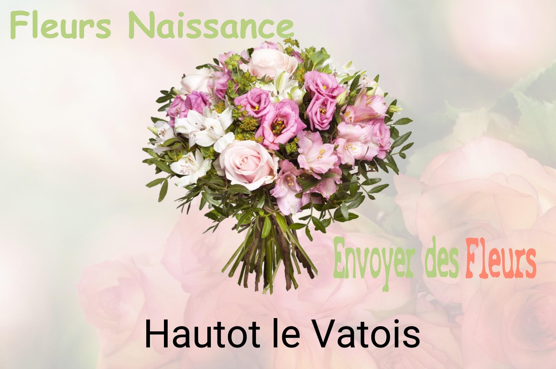 Bouquet de fleurs de naissance livré à Hautot-le-Vatois